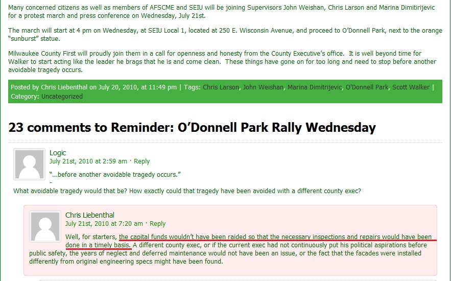 Capper Asserts Cause of ODonnell Park Accident